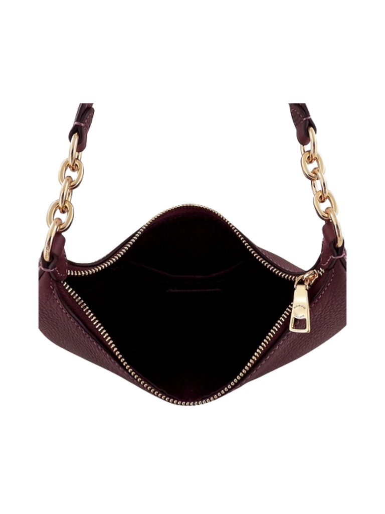 Coach Payton Leather Hobo Bag Merlot