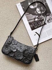 Coach-Penn-Shoulder-Bag-With-Tea-Rose-Black-balilene