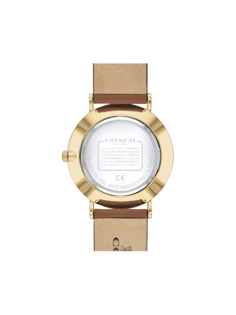 Coach-Perry-Gold-Dial-Brown-Leather-Strap-Watch