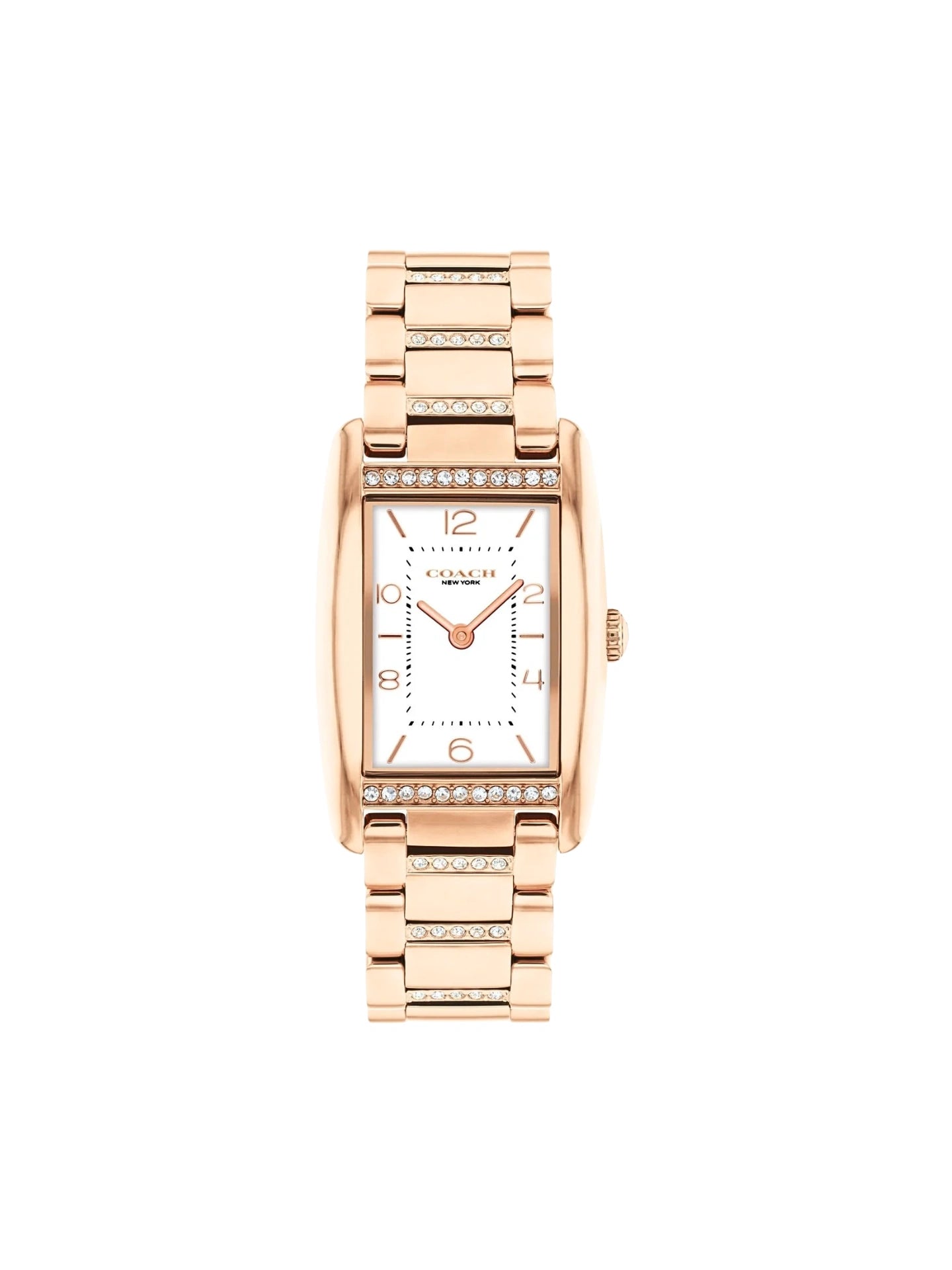 Coach-Reese-Ladies-White-Dial-Rose-Gold-Stainless-Steel-Strap-Watch
