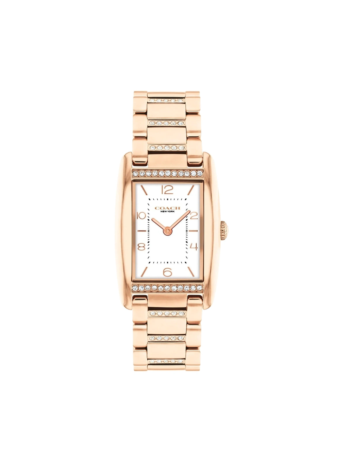 Coach-Reese-Ladies-White-Dial-Rose-Gold-Stainless-Steel-Strap-Watch