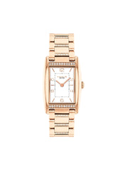 Coach-Reese-Ladies-White-Dial-Rose-Gold-Stainless-Steel-Strap-Watch