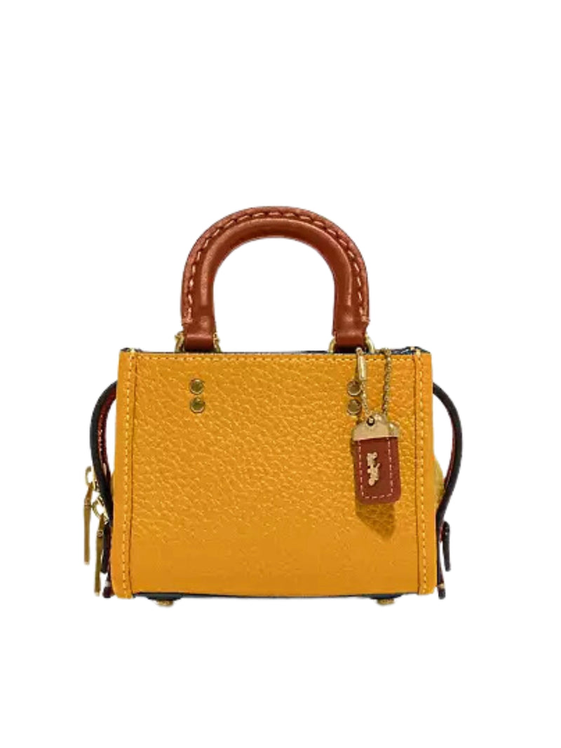 Coach Rogue 12 Glovetanned Pebble Leather Buttercup Multi – Balilene