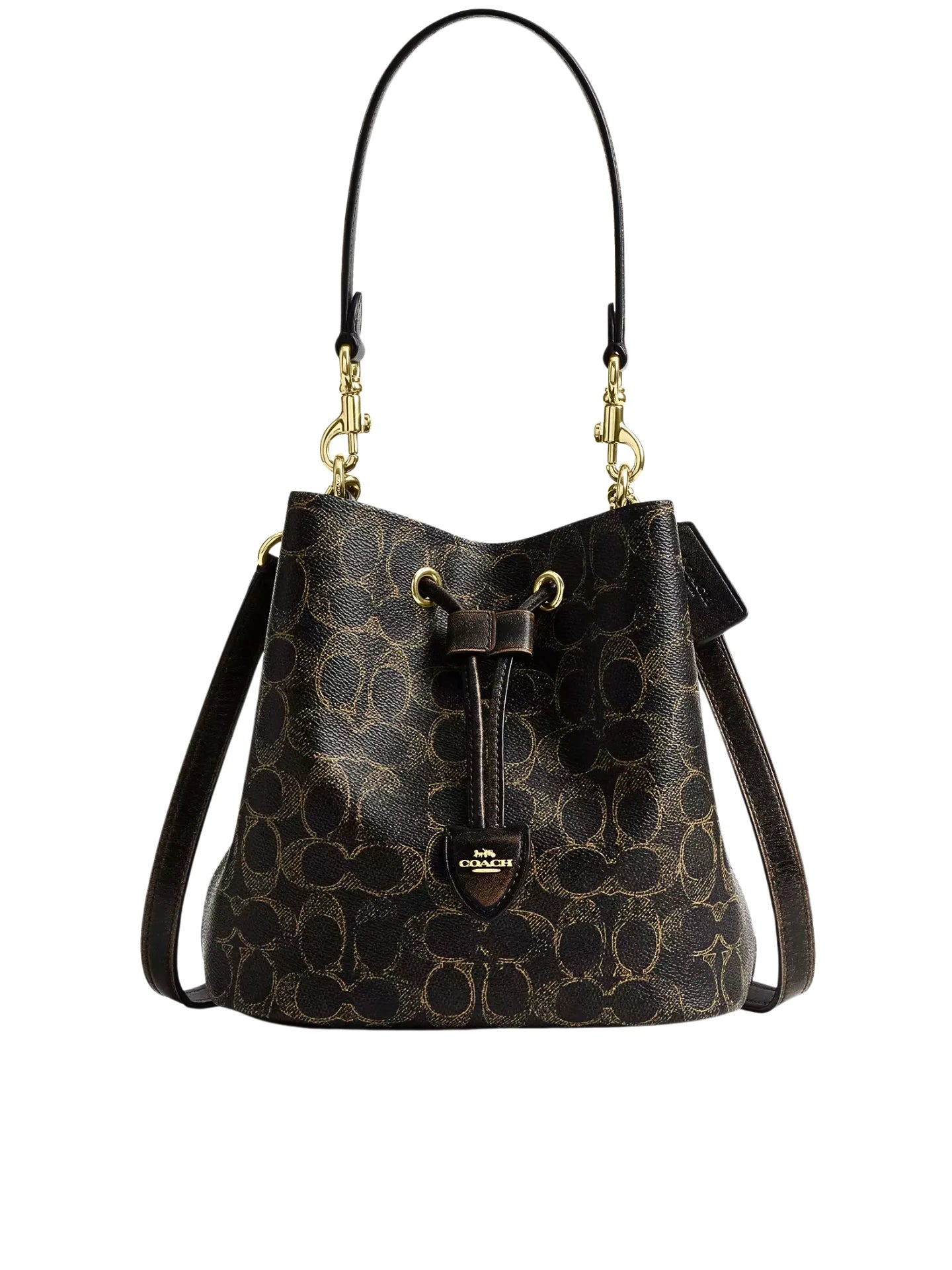 Coach-Rowan-Bucket-Bag-In-Loved-Signature-Canvas-With-Charms-Brown
