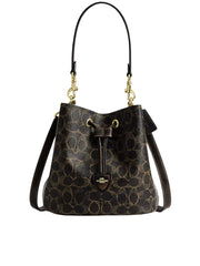 Coach-Rowan-Bucket-Bag-In-Loved-Signature-Canvas-With-Charms-Brown