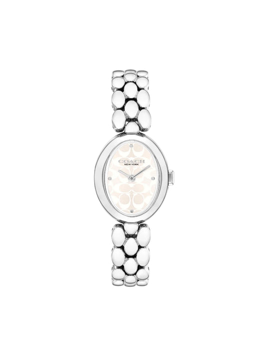 Coach-Sammy-In-Signature-White-Dial-Silver-Strap-Stainless-Steel-Watch