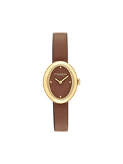 Coach-Sammy-Quartz-Gold-Case-Brown-Leather-Strap-Watch