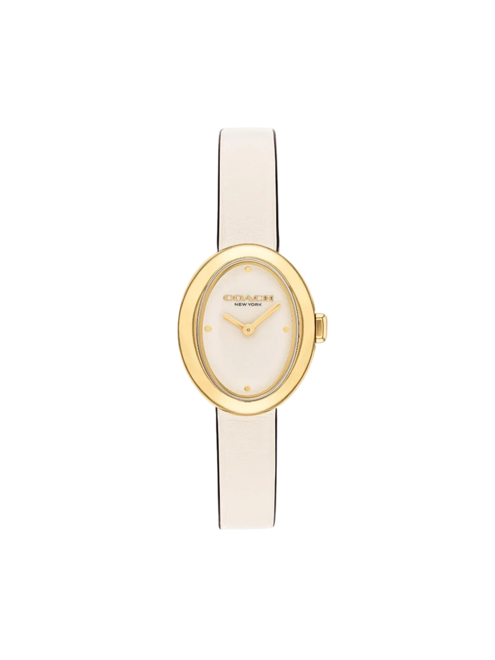 Coach-Sammy-Quartz-Gold-Case-Chalk-Leather-Strap-Watch