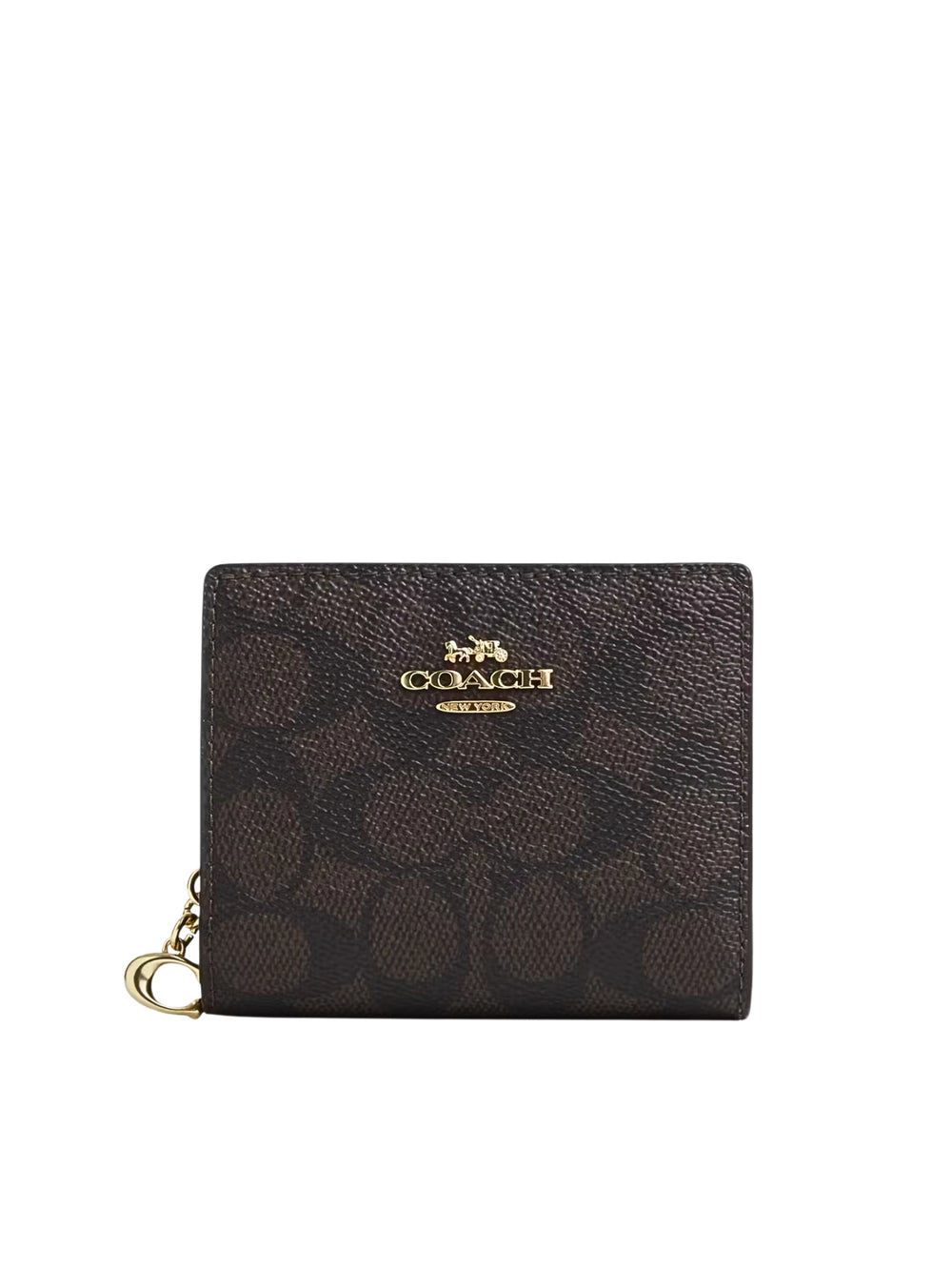 Coach-Snap-Wallet-In-Signature-Canvas-Walnut-Black