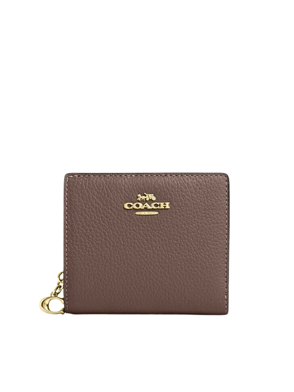 Coach-Snap-Wallet-Pebbled-Leather-Dark-Stone