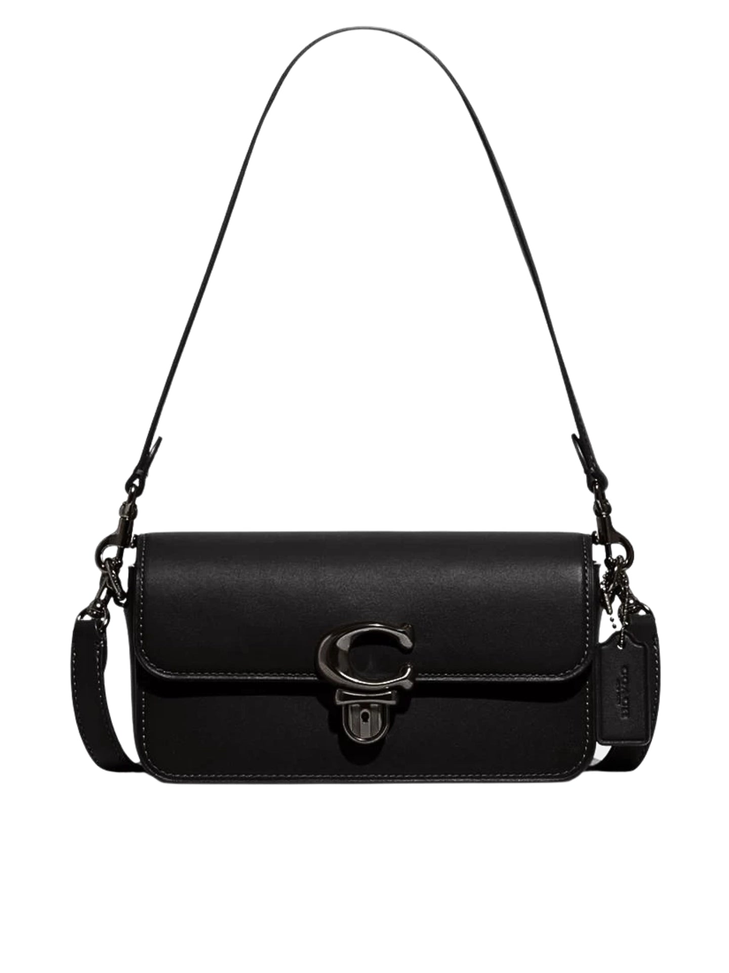 Coach-Studio-Baguette-In-Glovetanned-Leather-Shoulder-Bag-Black