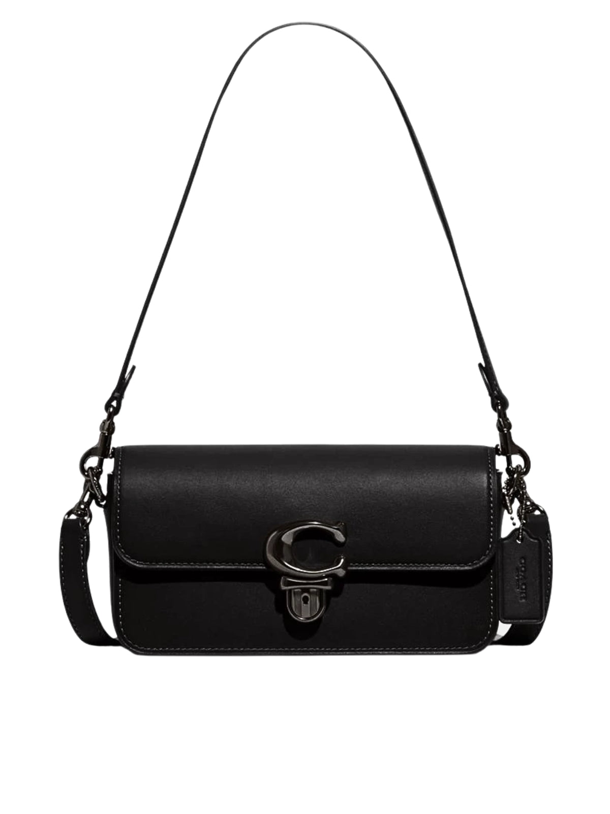 Coach-Studio-Baguette-In-Glovetanned-Leather-Shoulder-Bag-Black