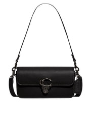 Coach-Studio-Baguette-In-Glovetanned-Leather-Shoulder-Bag-Black