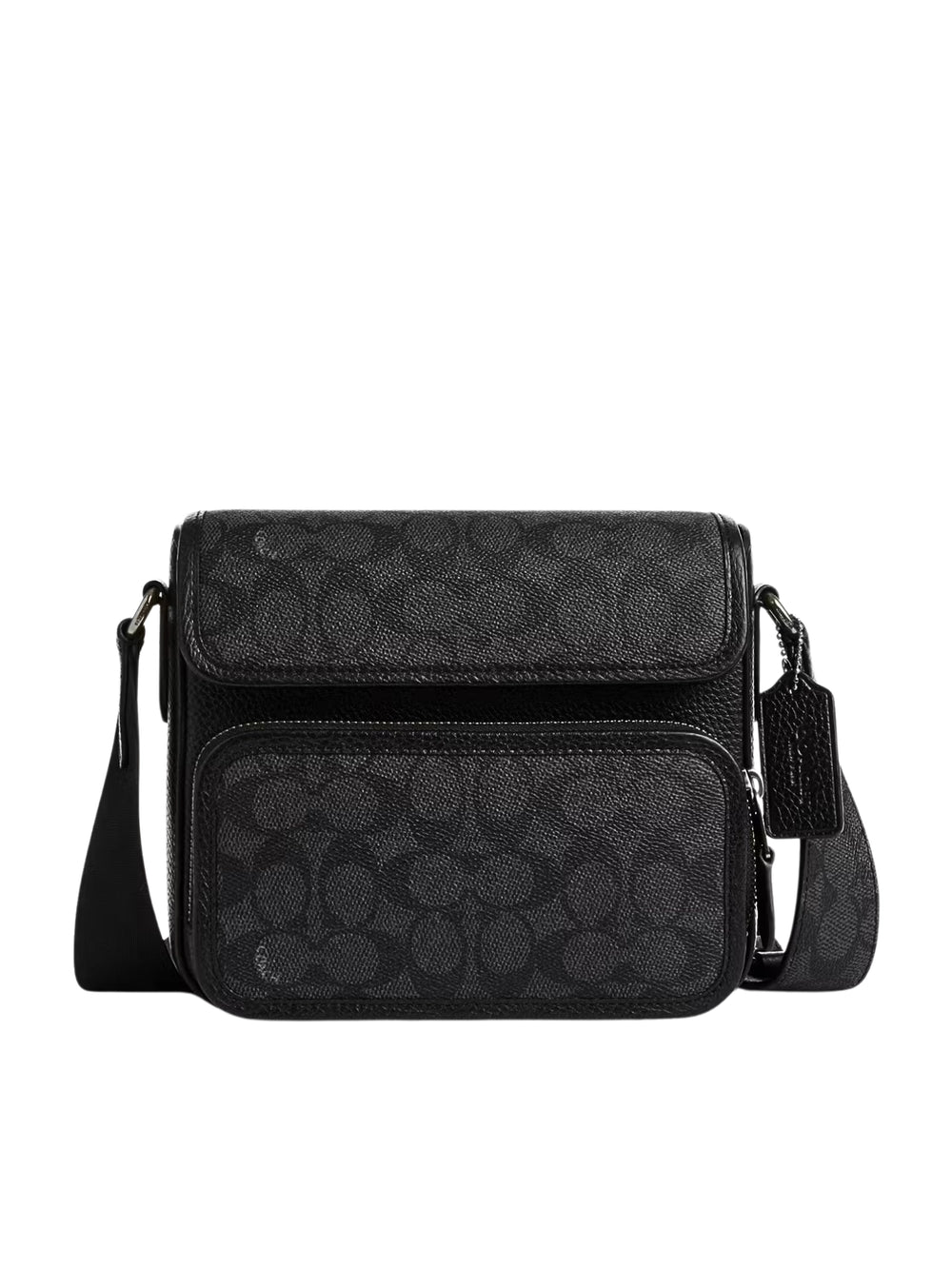 Coach-Sullivan-Flap-Crossbody-Bag-In-Signature-Canvas-Charcoal-Black