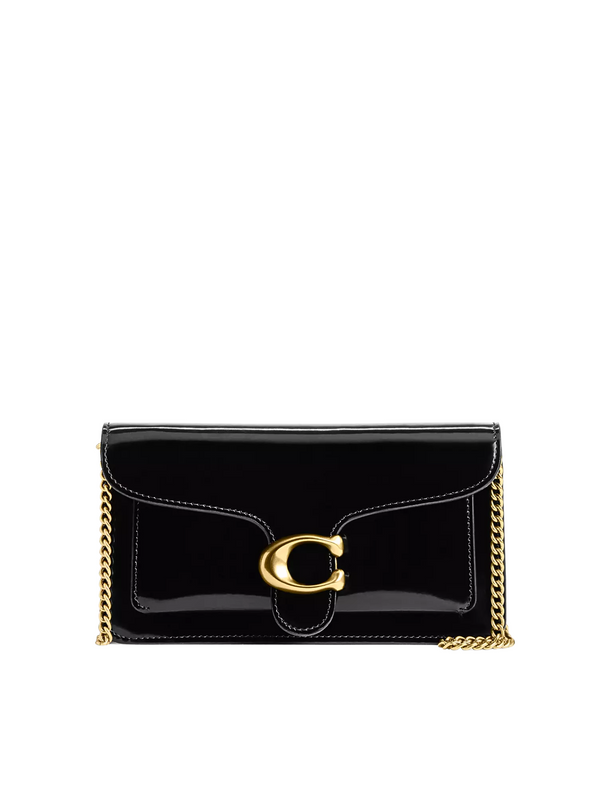 Coach-Tabby-Chain-Clutch-Black