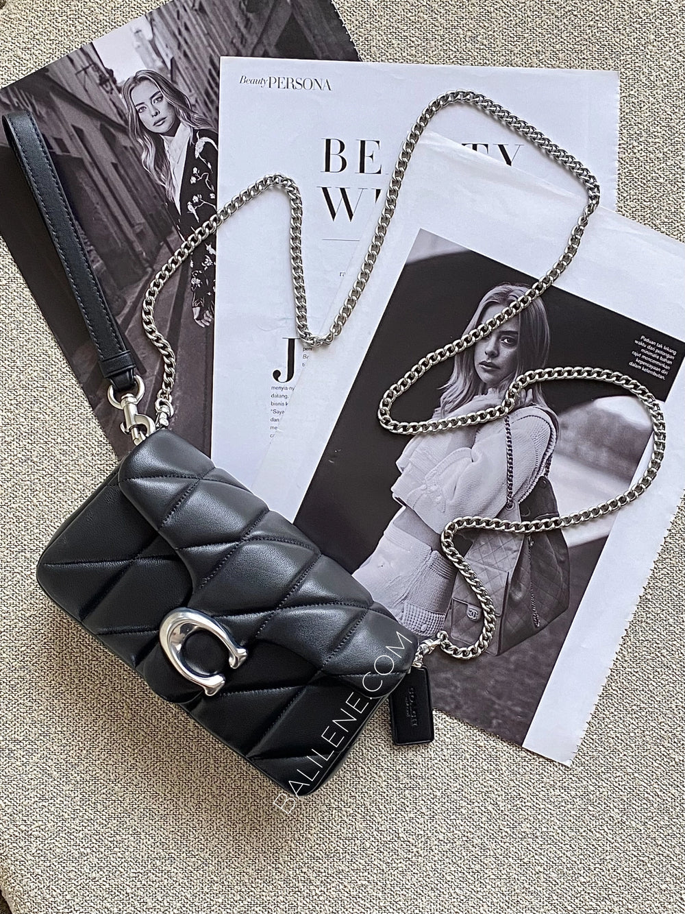 Coach-Tabby-Chain-Crossbody-Bag-19-With-Quilting-Black-balilene