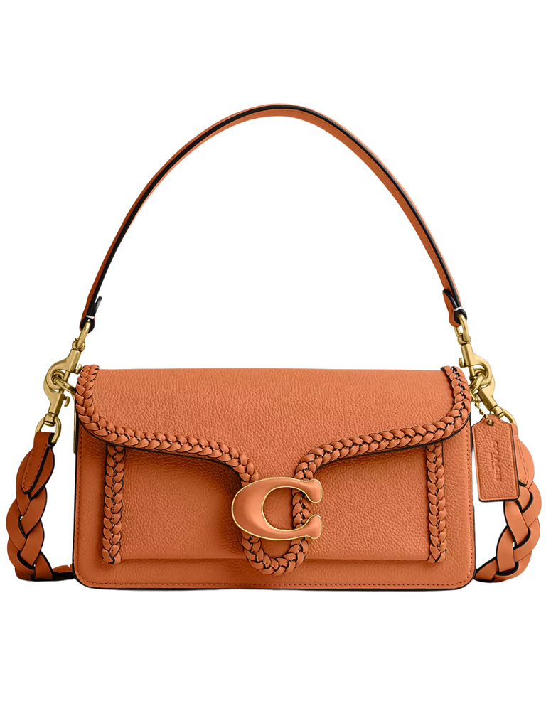 Coach CJ838 Tabby Shoulder Bag 26 With Braid Faded Orange – Balilene