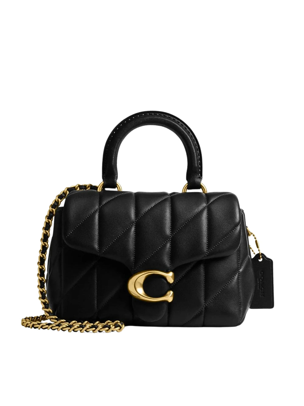 Coach-Tabby-Top-Handle-Bag-With-Quilting-Black