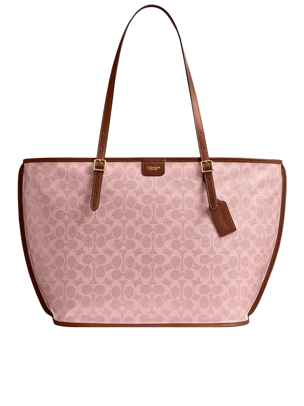 Coach-Taxi-Tote-Bag-In-Signature-Canvas-Pink-Sable