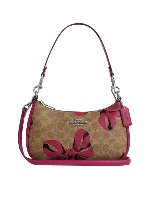 Coach-Teri-Shoulder-Bag-In-Signature-Canvas-With-Bow-Print-Tan-Pink-Multi