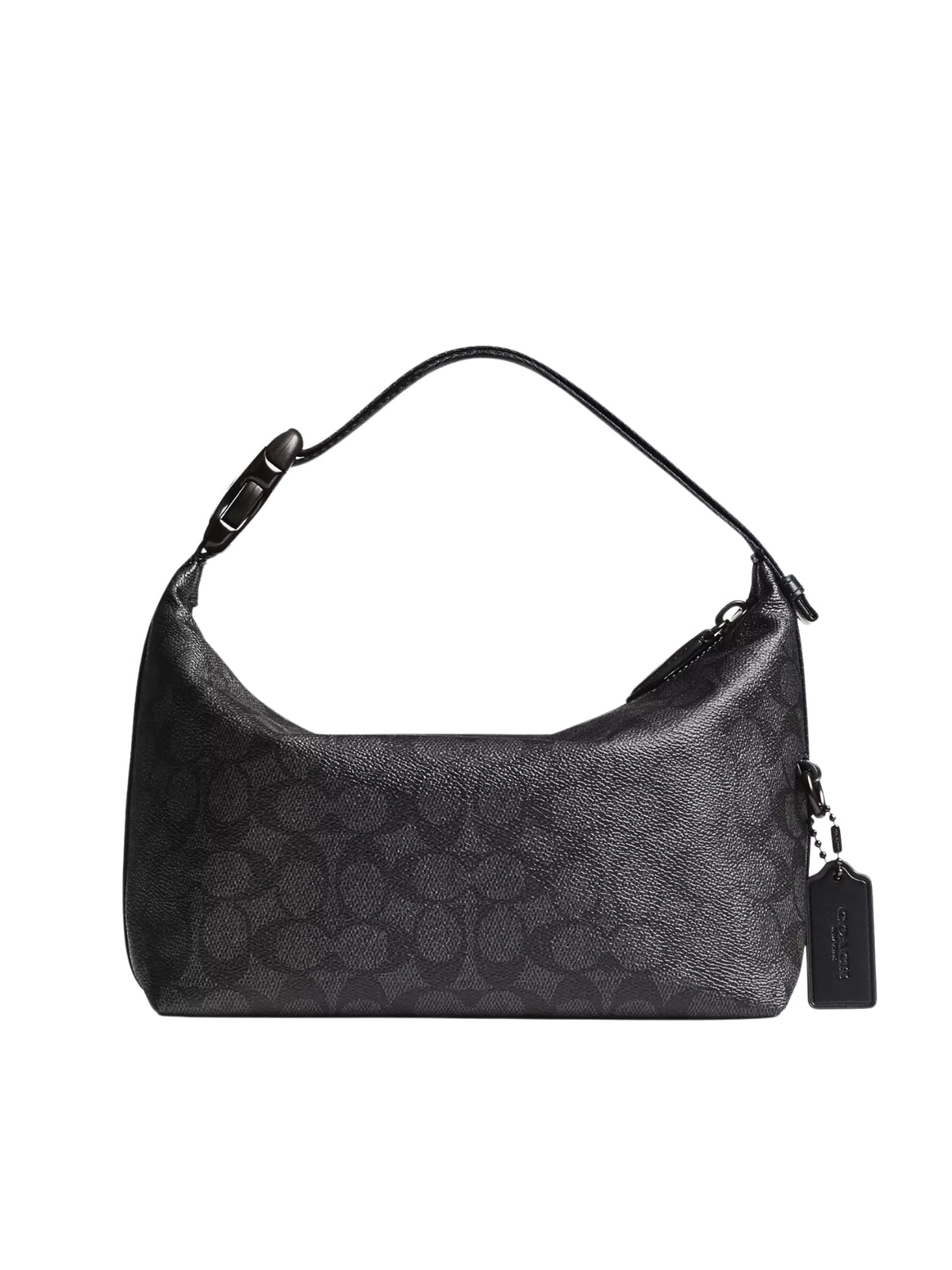 Coach Travel Kit With Speedclip In Signature Canvas Charcoal