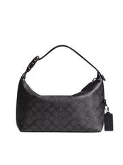 Coach Travel Kit With Speedclip In Signature Canvas Charcoal