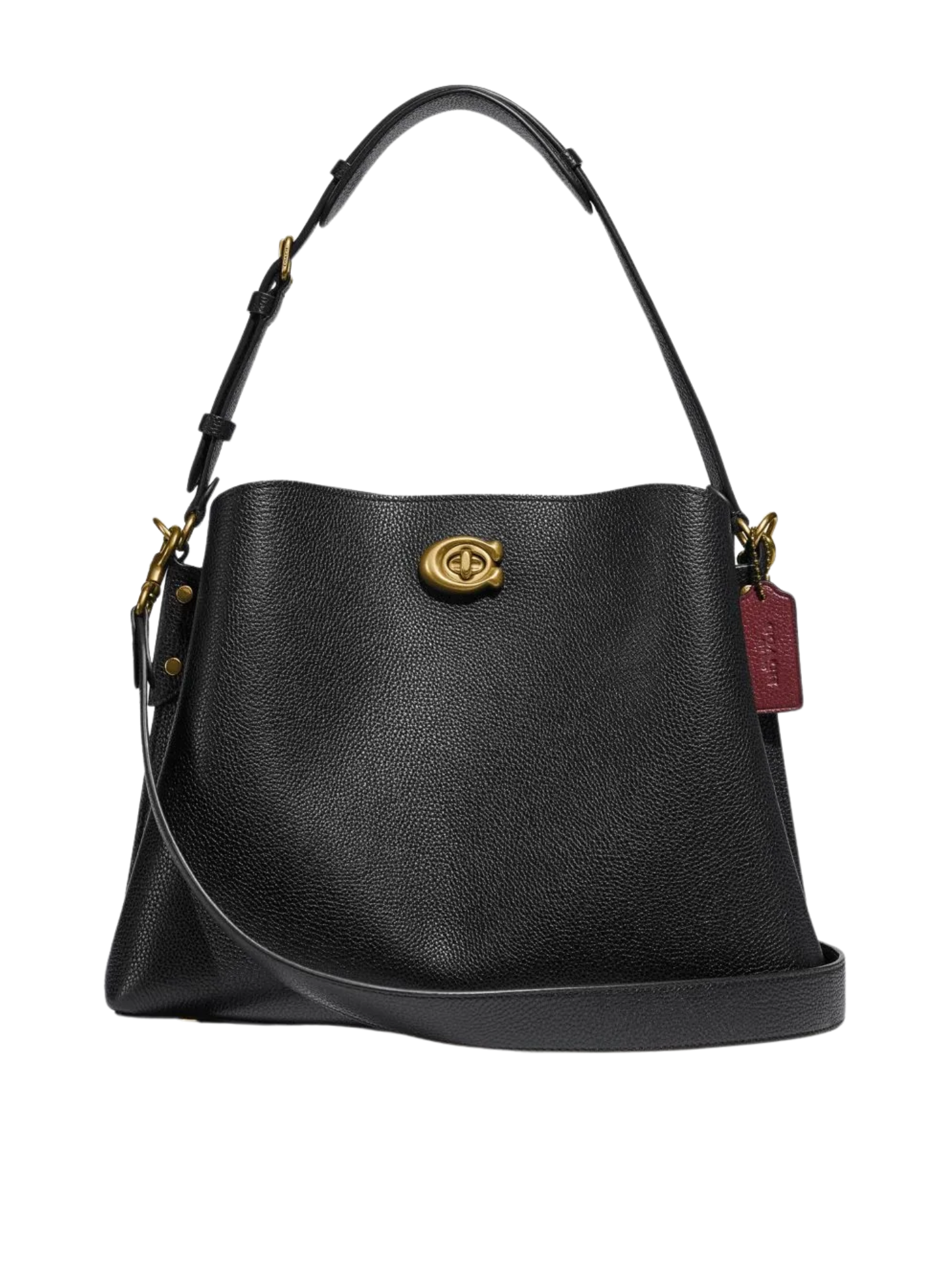 【PORTERNA】Willow suede shoulder bag COACH SIGNATURE WILLOW SHOULDER BAG - Torebka/brązowy