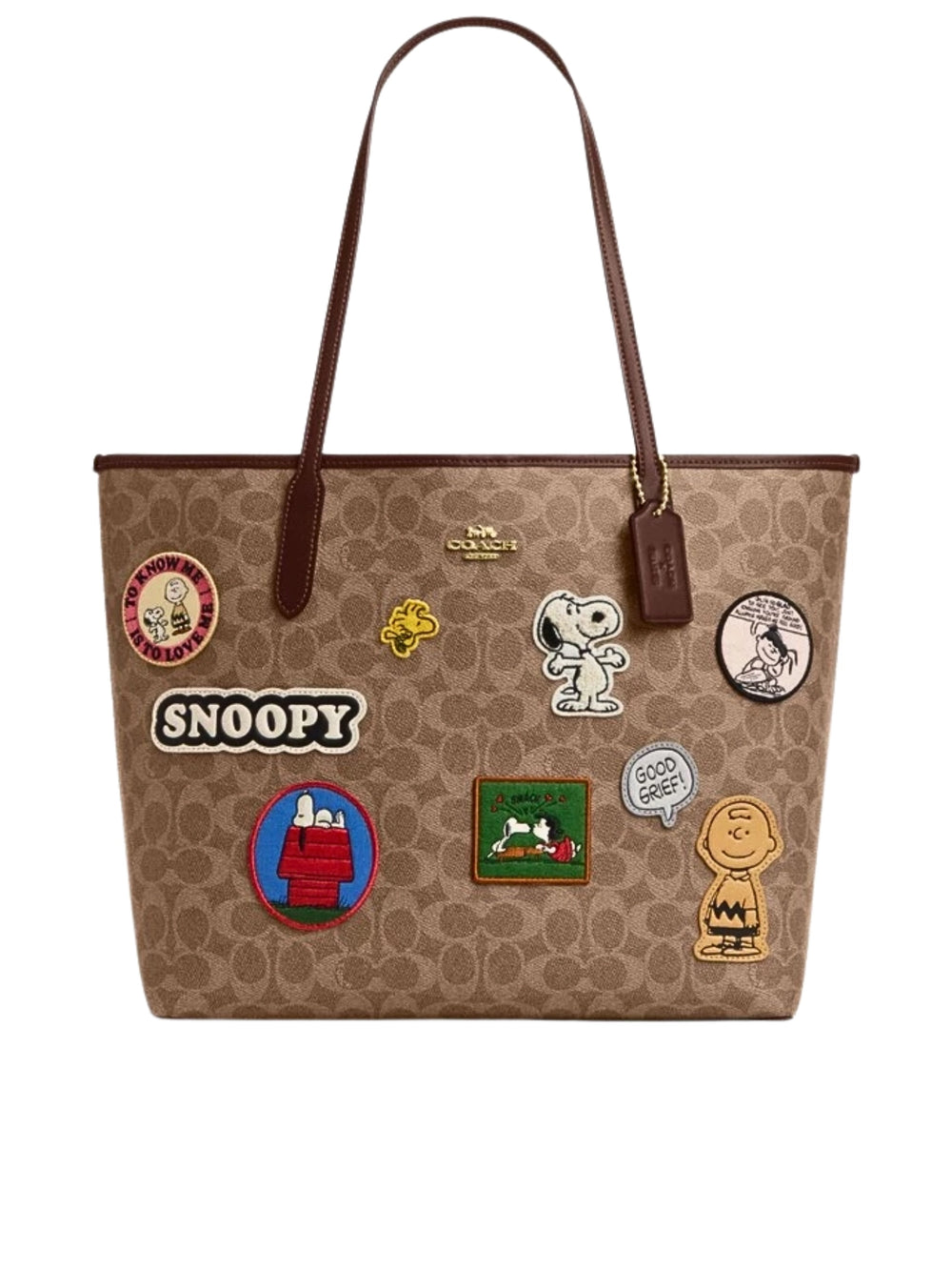 Coach-X-Peanuts-City-Tote-Bag-In-Signature-Snoopy-Patches-Tan-Brown_Multi