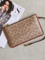 Coach-Zip-Pouch-In-Signature-Canvas-Tan-Brown-balilene