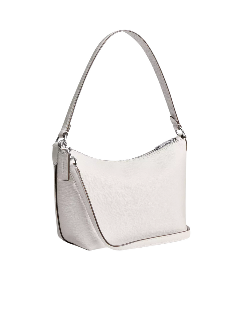 Coach-Zip-Shoulder-Bag-Crossgrain-Leather-Chalk