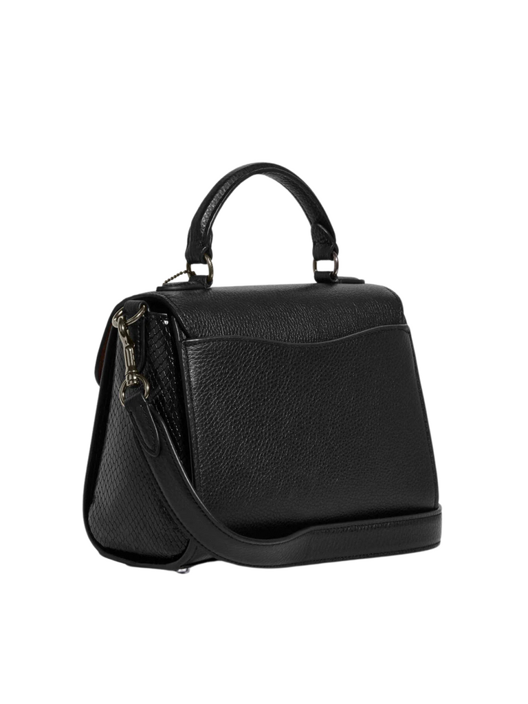 Coach Morgan Top Handle Satchel Bag Black