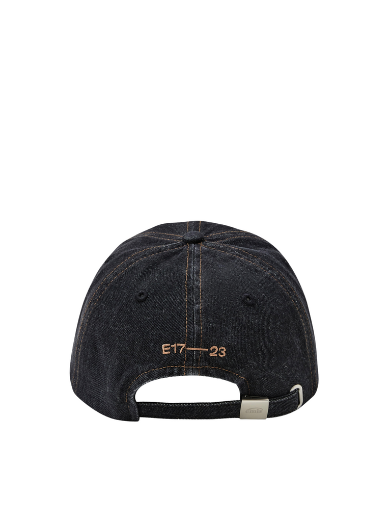 Emis-Washed-Denim-Ball-Cap-GrayBlack