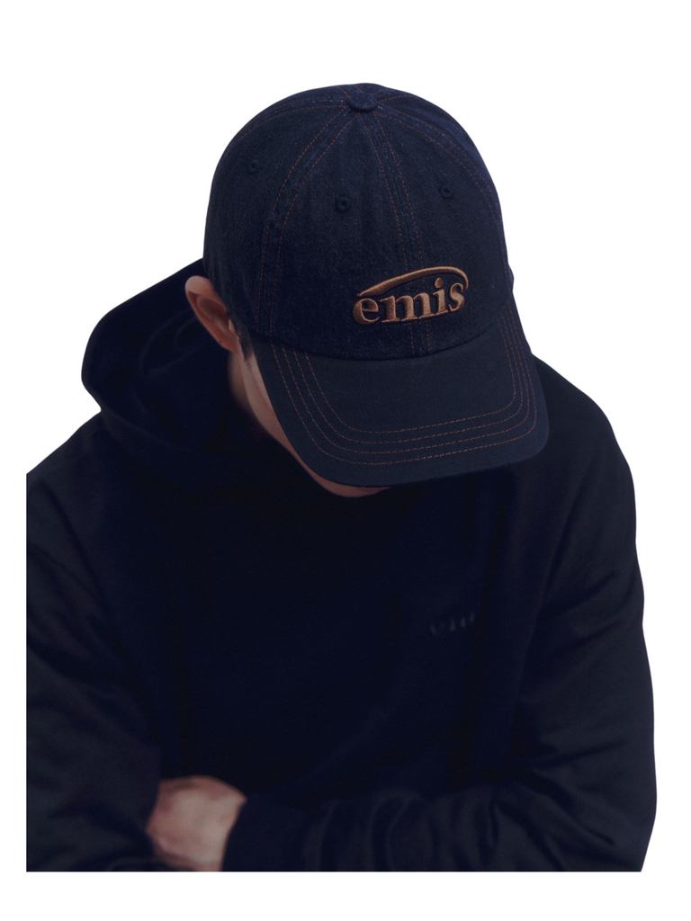 Emis-Washed-Denim-Ball-Cap-GrayBlack