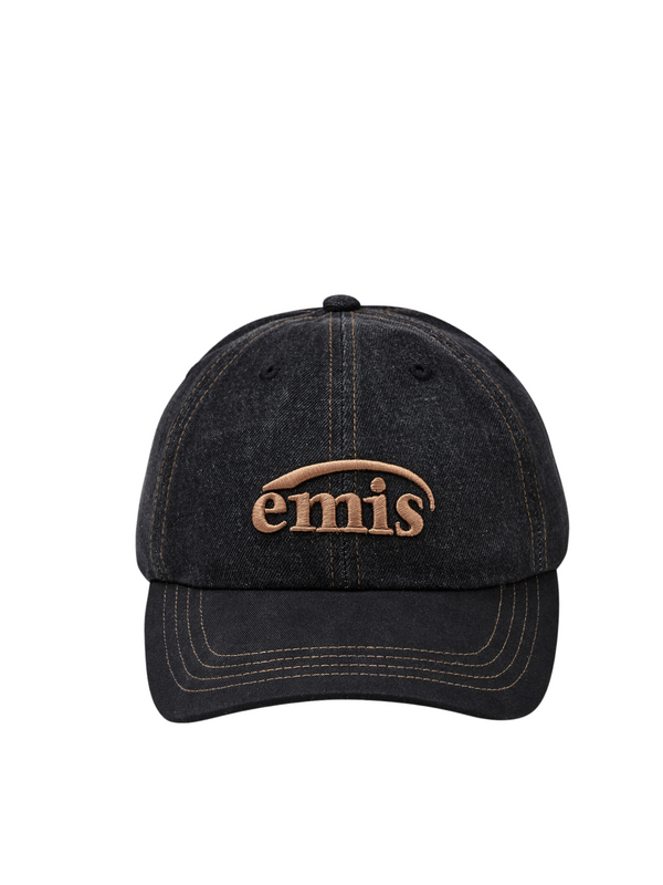 Emis-Washed-Denim-Ball-Cap-GrayBlack