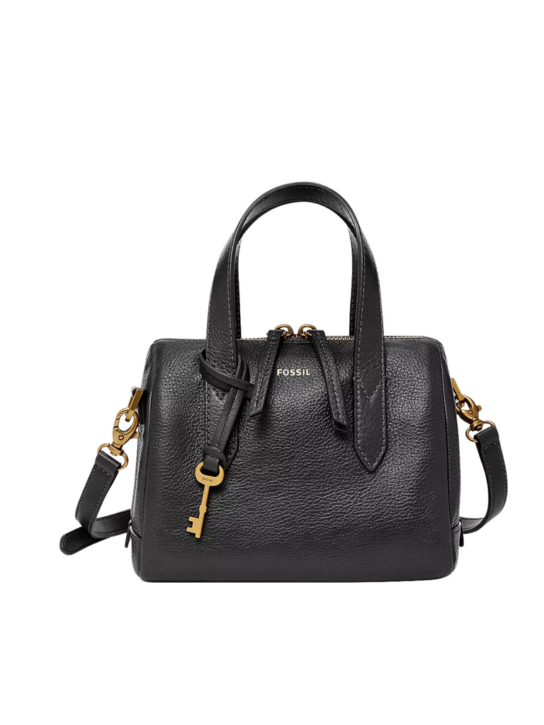 Fossil Sydney Mini Satchel Black Balilene