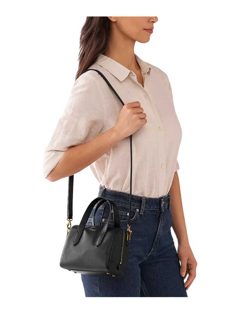 Fossil Sydney Mini Satchel Black