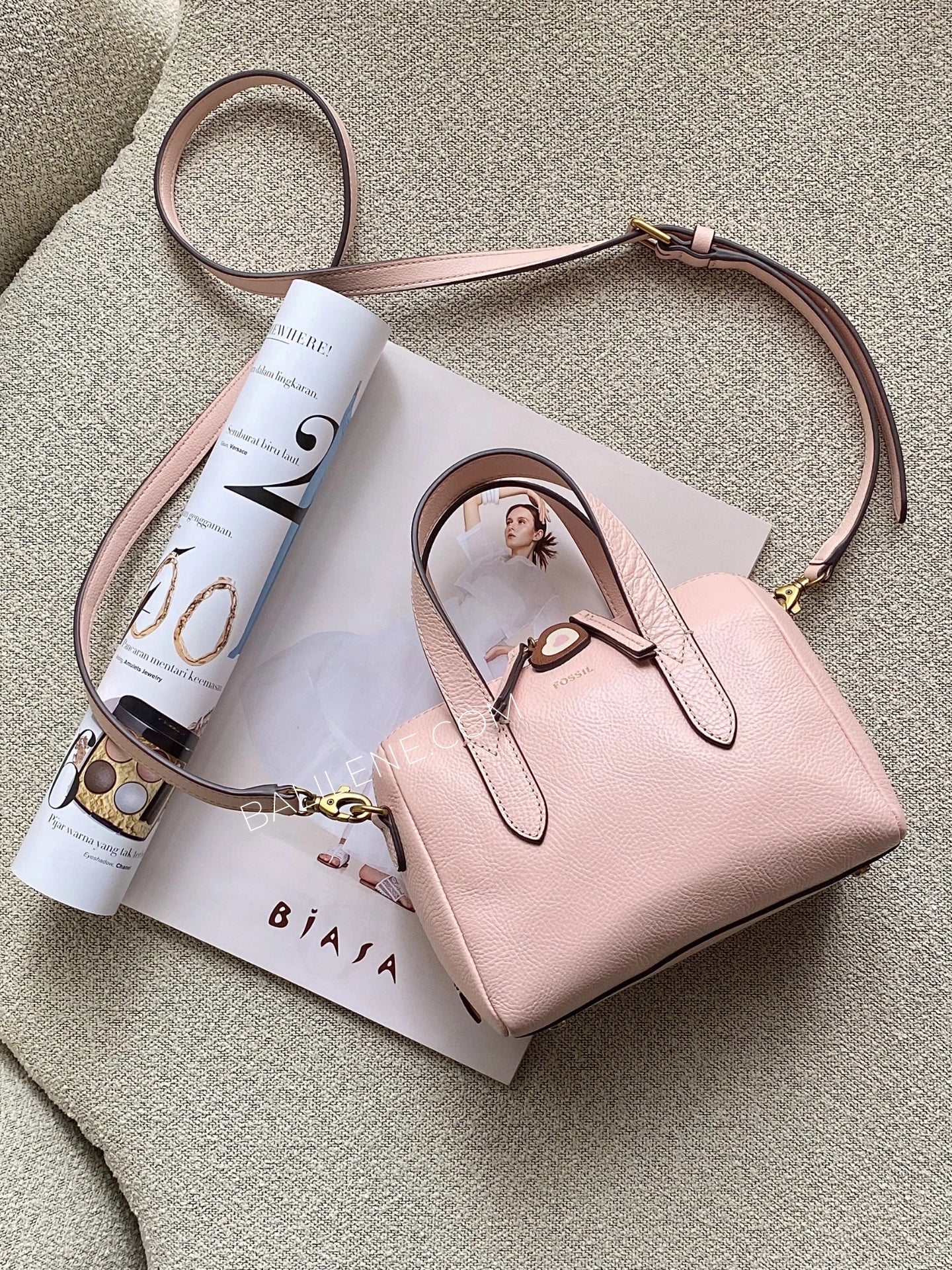 Fossil-Sydney-Mini-Satchel-Renaissance-Rose-balilene
