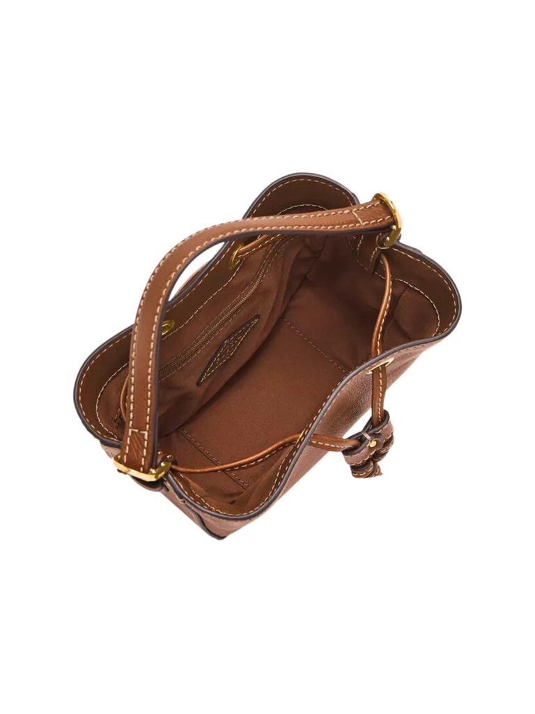 Fossil-Tessa-Small-Bucket-Crossbody-Brown