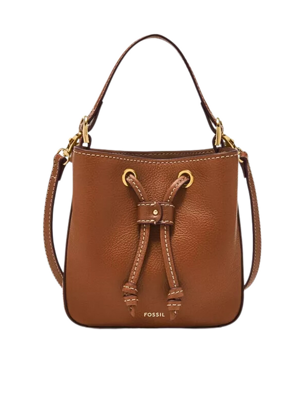 Fossil-Tessa-Small-Bucket-Crossbody-Brown