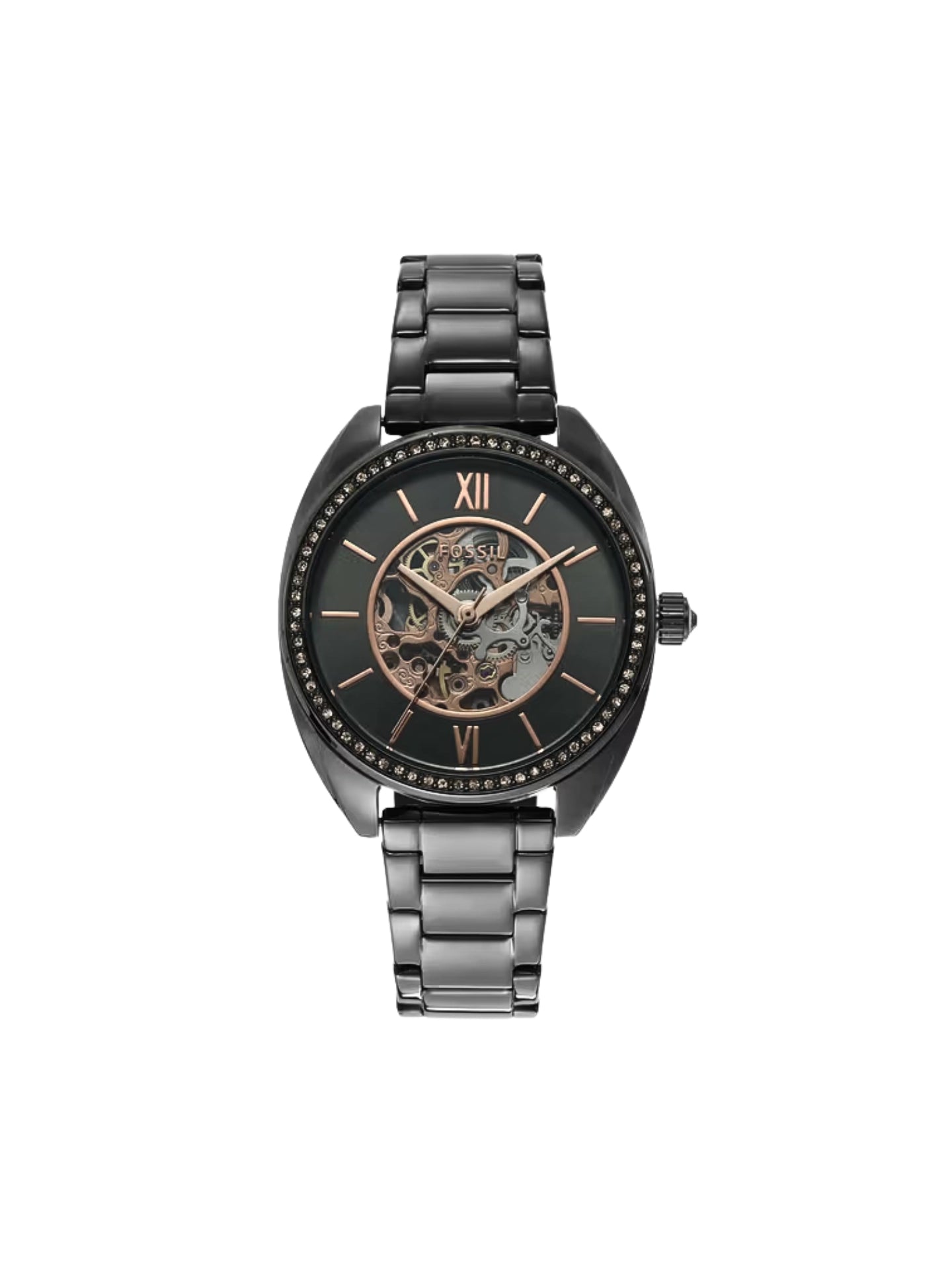 Fossil-Vale-Automatic-Gunmetal-Stainless-Steel-Women-s-Watch