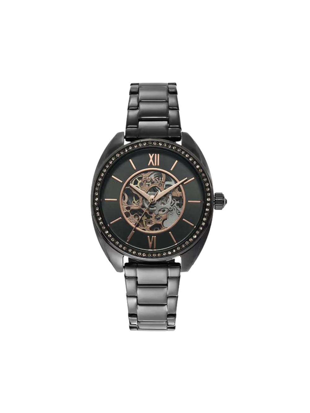 Fossil-Vale-Automatic-Gunmetal-Stainless-Steel-Women-s-Watch