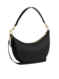 Gambar-Belakang-Coach-Aria-Refined-Pebble-Leather-Shoulder-Bag-Black