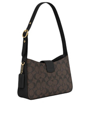 Gambar-Belakang-Coach-Eliza-Shoulder-Bag-In-Signature-Canvas-Brown-Black