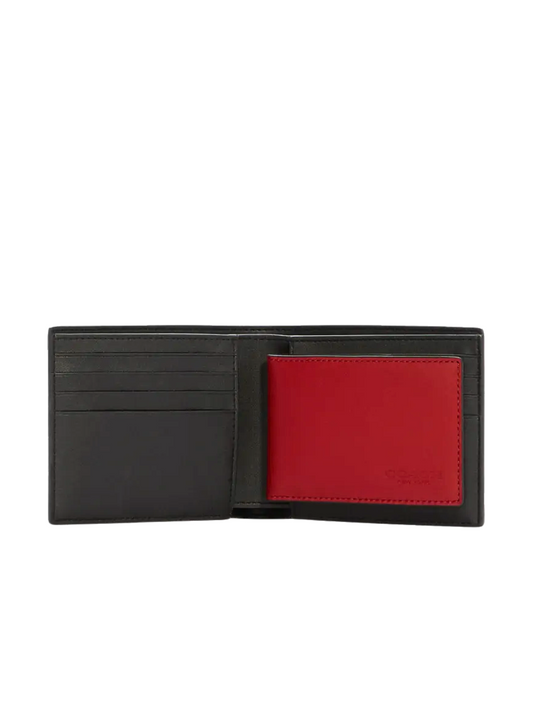 Gambar-Dalam-Coach-Boxed-3-In-1-Wallet-Gift-Set-In-Colorblock-Signature-Canvas-BrownRed