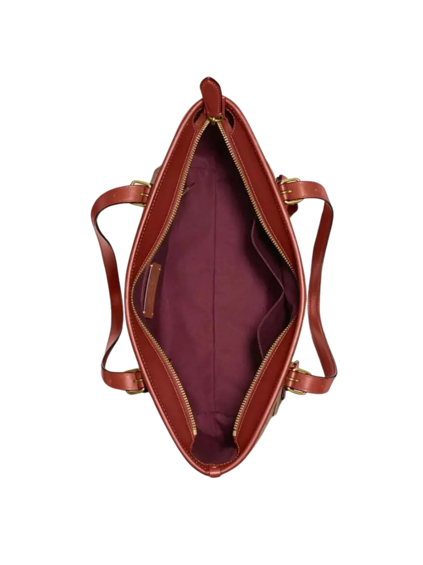 Gambar-Dalam-Coach-Taylor-Tote-In-Signature-Canvas-Tan-Rust