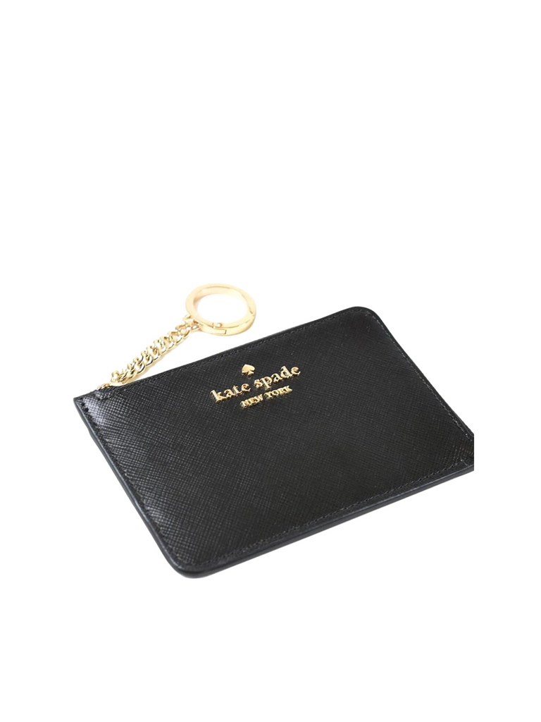 Gambar-Samping-Kate-Spade-Madison-Medium-Zip-Chain-Saffiano-Leather-Black