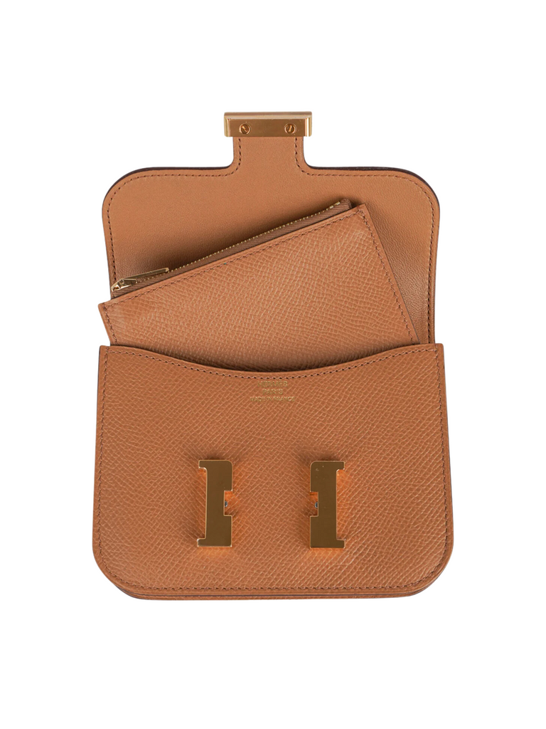 Buy Hermès Pre-Loved Brown Unused Constance Slim Wallet in Epsom Leather &  Gold Hardware for WOMEN in UAE