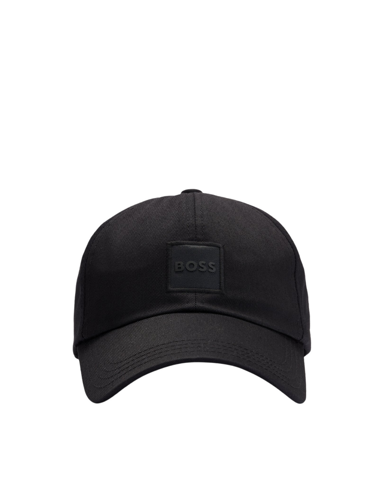 Hugo-Boss-Derrel-Cotton-Twill-Cap-With-Logo-Patch-Black