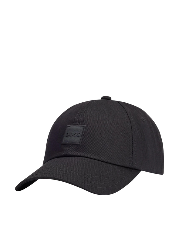 Hugo-Boss-Derrel-Cotton-Twill-Cap-With-Logo-Patch-Black