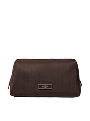 Kate Spade Carter Nylon Cosmetic Pouch Hot Fudge